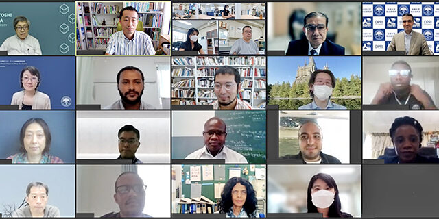 「京都－アフリカIAfP短期オンラインコース（AY2021 IAfP Short-term online exchange programs – Kyoto University -）」開講式を開催しました